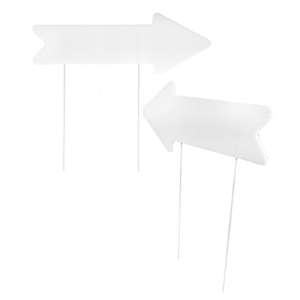 Yard Sign Blank - 2Pcs Blank Yard Sign Corrugated Plastic