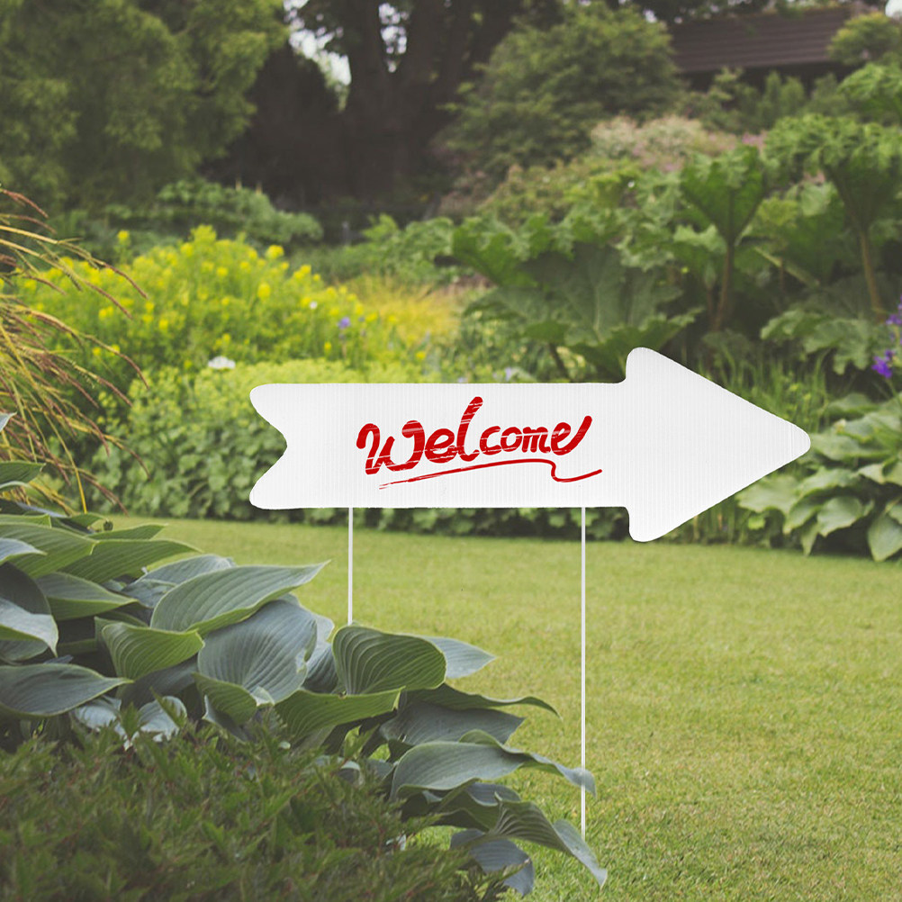 2Pcs Blank Yard Sign Corrugate - Yard Sign Blank 评论和价格