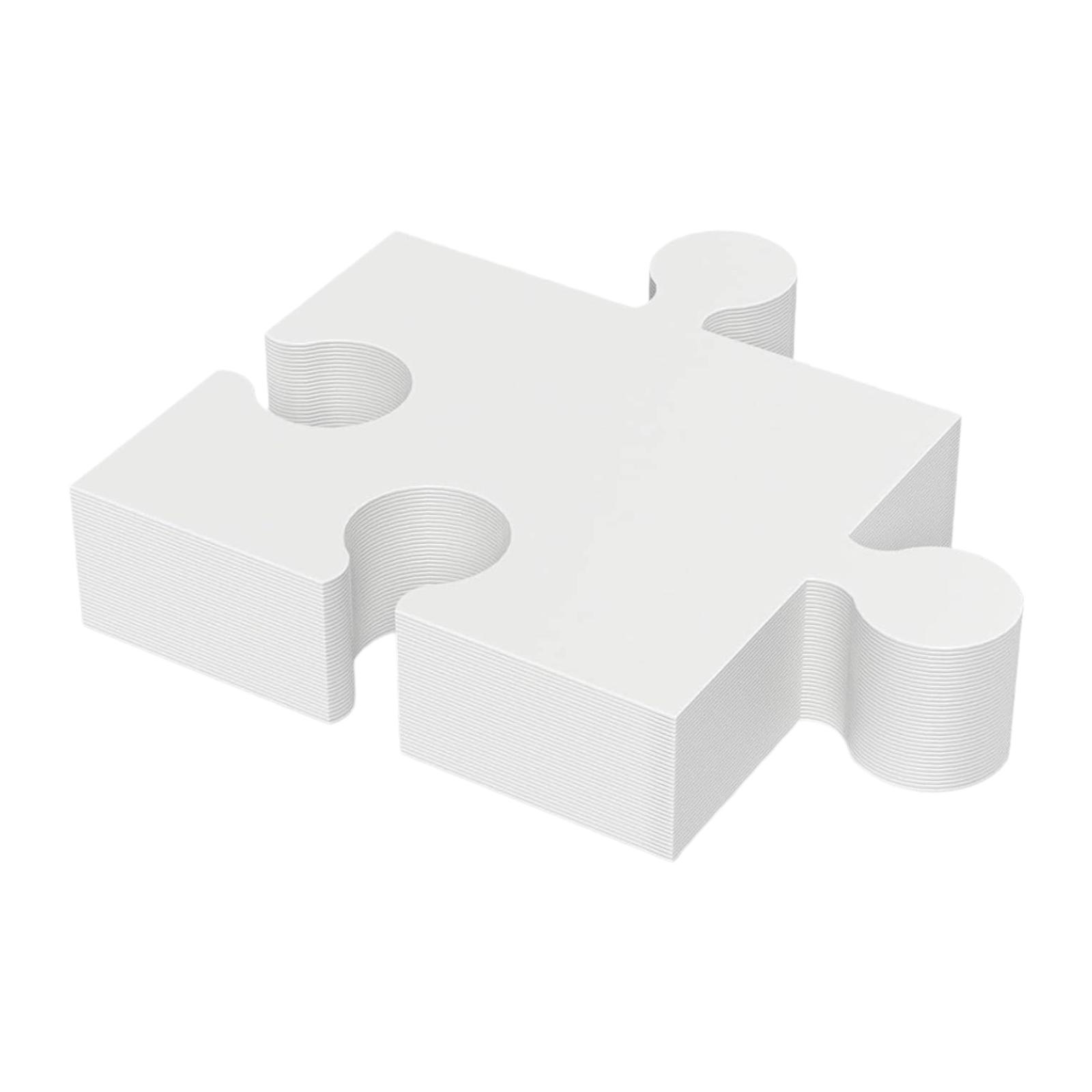 30 Pieces Blank Puzzle Pieces  - Puzzle Blank White 评论和价格